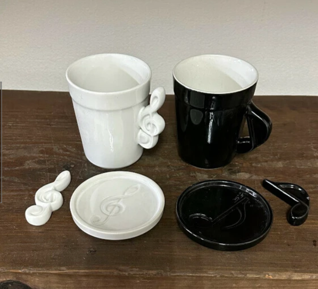 ミューズペアマグ 在庫有りと書いてあっても、お取り寄せ商品は受注後にメーカー注文になります。☆【音符・小物グッズ－音楽雑貨】【音楽雑貨】  音楽グッズ  <br>バレエ発表会 記念品 プレゼントに最適 