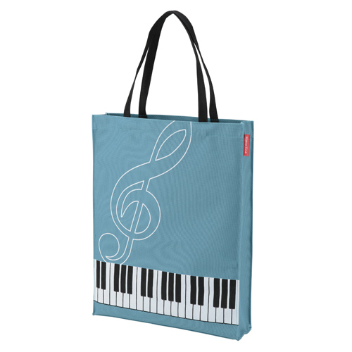 Piano line 縦型トート♪※在庫有りと書いてあっても、お取り寄せ商品は受注後にメーカー注文になります。※☆【音符・小物グッズ−音楽雑貨】【音楽雑貨】 音楽グッズ <br>バレエ発表会 記念品 プレゼントに最適 ♪