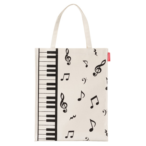 Piano line 縦鍵盤トート マーチ ♪※在庫有りと書いてあっても、お取り寄せ商品は受注後にメーカー注文になります。※☆【音符・小物グッズ-音楽雑貨】【音楽雑貨】 音楽グッズ <br>バレエ発表会 記念品 プレゼントに最適 ♪