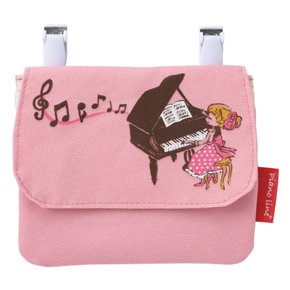 Piano line + ポケットポーチ ♪※在庫有りと書いてあっても、お取り寄せ商品は受注後にメーカー注文になります。※☆【音符・小物グッズ-音楽雑貨】【音楽雑貨】 音楽グッズ <br>バレエ発表会 記念品 プレゼントに最適 ♪