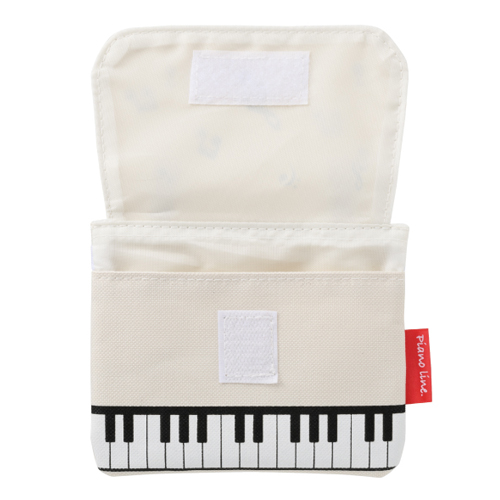 Piano line ポケットポーチ(マーチ)♪※在庫有りと書いてあっても、お取り寄せ商品は受注後にメーカー注文になります。※☆【音符・小物グッズ-音楽雑貨】【音楽雑貨】 音楽グッズ <br>バレエ発表会 記念品 プレゼントに最適 ♪