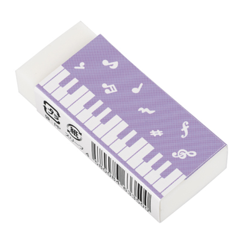 Piano line 消しゴム♪※在庫有りと書いてあっても、お取り寄せ商品は受注後にメーカー注文になります。※☆【音符・小物グッズ-音楽雑貨】【音楽雑貨】 音楽グッズ <br>バレエ発表会 記念品 プレゼントに最適 ♪