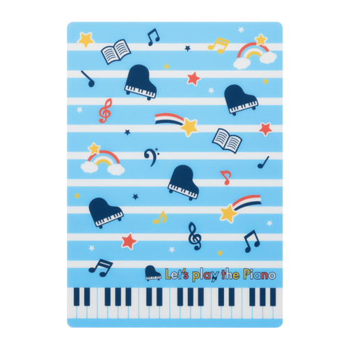 Piano line B5下敷き ♪※在庫有りと書いてあっても、お取り寄せ商品は受注後にメーカー注文になります。※☆【音符・小物グッズ-音楽雑貨】【音楽雑貨】 音楽グッズ <br>バレエ発表会 記念品 プレゼントに最適 ♪