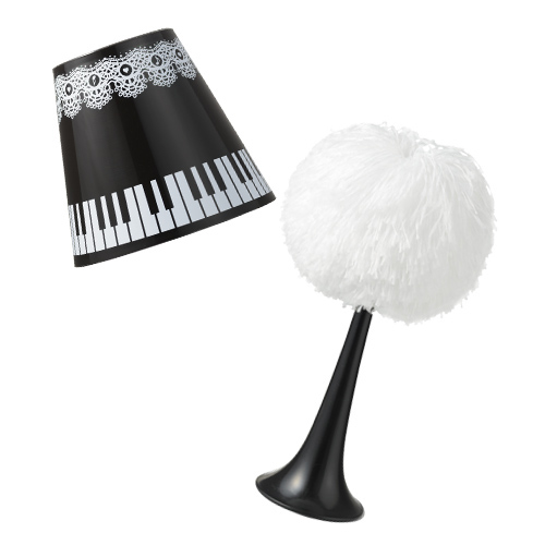 Piano line スタンドライトなお掃除モップ(レース)♪※在庫有りと書いてあっても、お取り寄せ商品は受注後にメーカー注文になります。※☆【音符・小物グッズ−音楽雑貨】【音楽雑貨】 音楽グッズ <br>バレエ発表会 記念品 プレゼントに最適 ♪