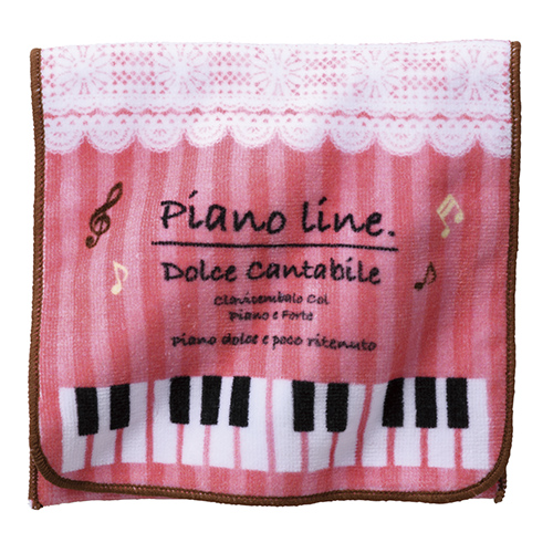 Piano Line ポケットタオル ねこ お取り寄せ商品 音楽雑貨 音符 Piano Line ポケットタオル ねこ お取り寄せ商品 音楽雑貨 音符