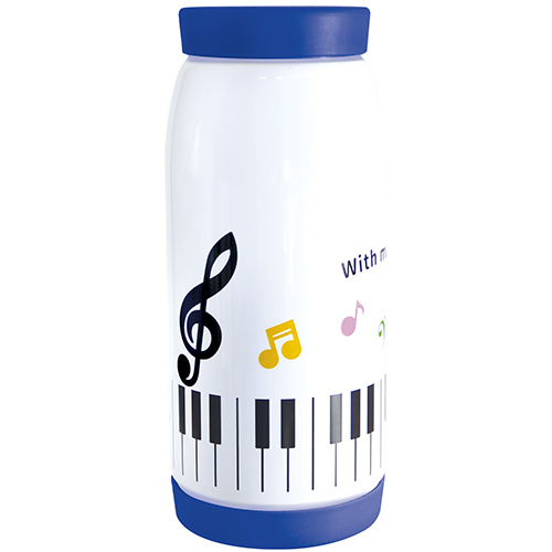 Piano line 真空ステンレスボトル360ml カラフル音符 ♪※在庫有りと書いてあっても、お取り寄せ商品は受注後にメーカー注文になります。※☆【音符・小物グッズ－音楽雑貨】【音楽雑貨】  音楽グッズ  <br>バレエ発表会 記念品 プレゼントに最適 ♪