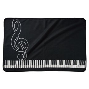 Piano line ブランケット♪※在庫有りと書いてあっても、お取り寄せ商品は受注後にメーカー注文になります。※☆【音符・小物グッズ-音楽雑貨】【音楽雑貨】 音楽グッズ <br>バレエ発表会 記念品 プレゼントに最適 ♪