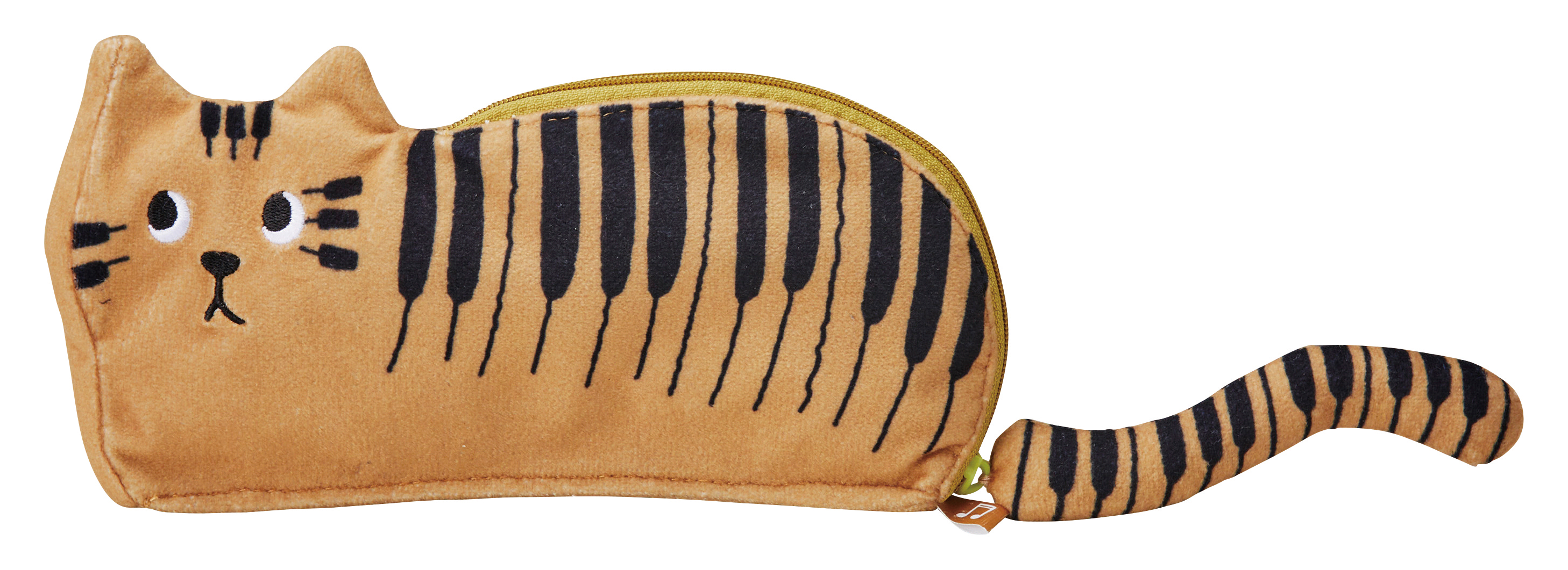 ペンケース TABBY'S MUSIC
 在庫有りと書いてあっても、お取り寄せ商品は受注後にメーカー注文になります。【音符・小物グッズ－音楽雑貨】【音楽雑貨】  音楽グッズ  <br>バレエ発表会 記念品 プレゼントに最適 