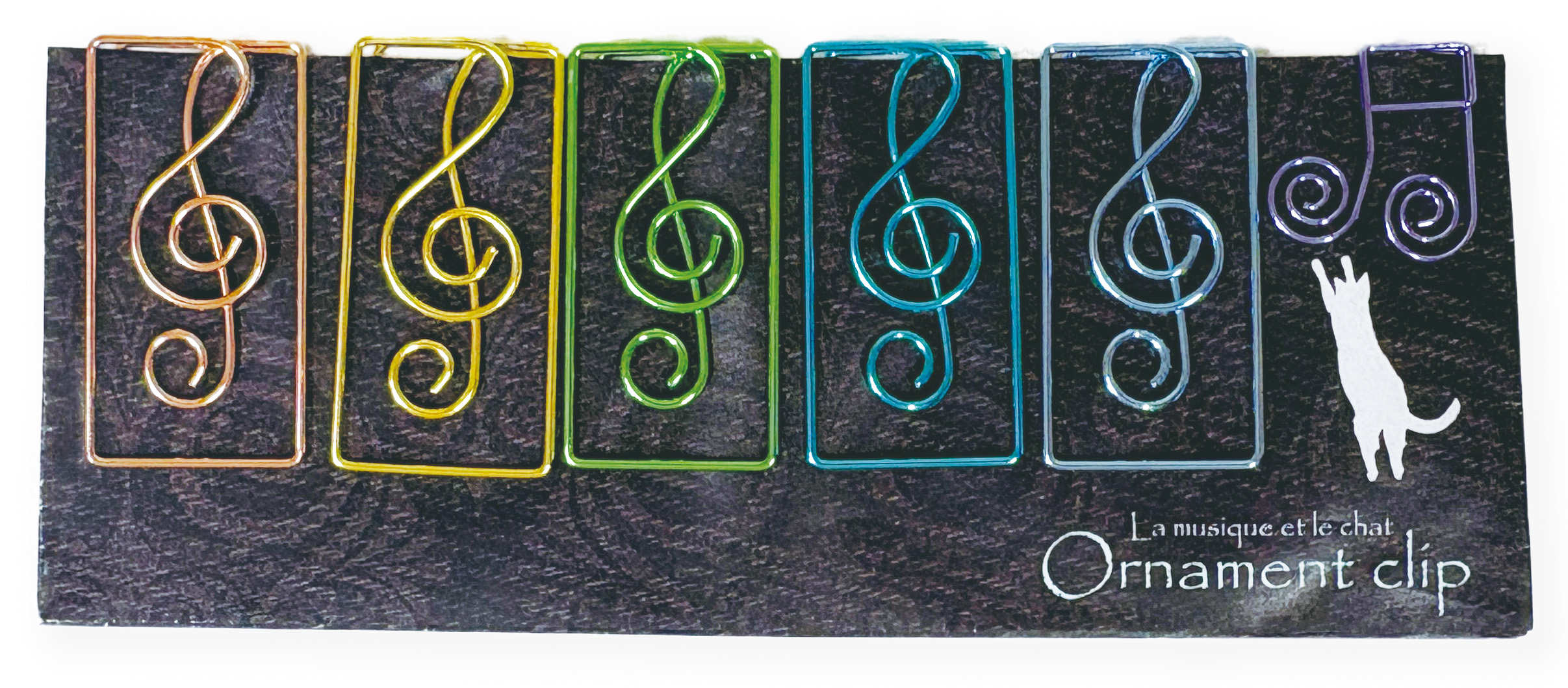 オーナメントクリップ 　カラフル 在庫有りと書いてあっても、お取り寄せ商品は受注後にメーカー注文になります。【音符・小物グッズ－音楽雑貨】【音楽雑貨】  音楽グッズ  <br>バレエ発表会 記念品 プレゼントに最適 