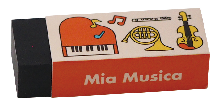 消しゴム ミア ムジカ(トゥインクル)在庫有りと書いてあっても、お取り寄せ商品は受注後にメーカー注文になります。【音符・小物グッズ－音楽雑貨】【音楽雑貨】  音楽グッズ  <br>バレエ発表会 記念品 プレゼントに最適 