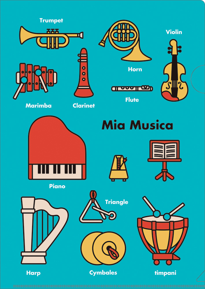 トリックファイル ミア ムジカ(トゥインクル)在庫有りと書いてあっても、お取り寄せ商品は受注後にメーカー注文になります。【音符・小物グッズ－音楽雑貨】【音楽雑貨】  音楽グッズ  <br>バレエ発表会 記念品 プレゼントに最適 