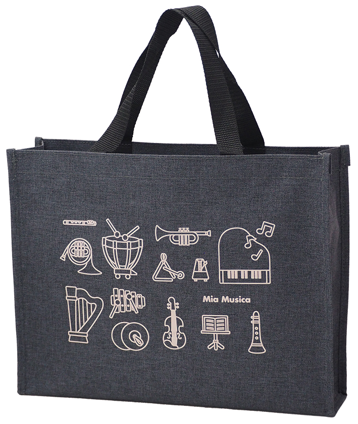 レッスンバッグ ミア ムジカ(トゥインクル)在庫有りと書いてあっても、お取り寄せ商品は受注後にメーカー注文になります。【音符・小物グッズ－音楽雑貨】【音楽雑貨】  音楽グッズ  <br>バレエ発表会 記念品 プレゼントに最適 