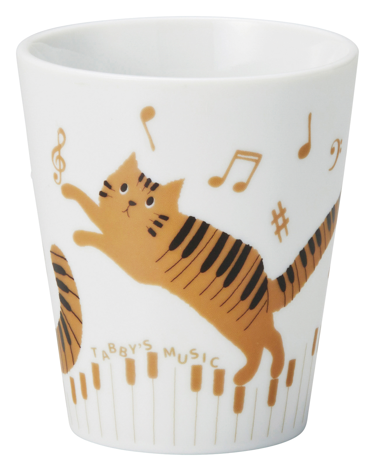 タンブラー TABBY'S MUSIC 在庫有りと書いてあっても、お取り寄せ商品は受注後にメーカー注文になります。【音符・小物グッズ－音楽雑貨】【音楽雑貨】  音楽グッズ  <br>バレエ発表会 記念品 プレゼントに最適 