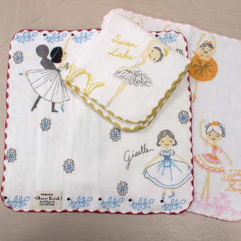 『ジゼル』『白鳥の湖』『眠れる森の美女』… 23×23cm 1枚♪※在庫有りと書いてあっても、お取り寄せ商品は受注後にメーカー注文になります。※☆【音符・小物グッズ-音楽雑貨】【音楽雑貨】 音楽グッズ <br>バレエ発表会 記念品 プレゼントに最適 ♪