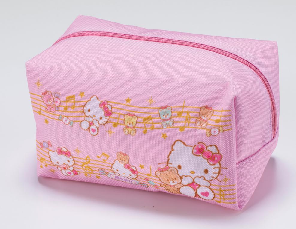 スクエアポーチ 在庫有りと書いてあっても、お取り寄せ商品は受注後にメーカー注文になります。【音符・小物グッズ－音楽雑貨】【音楽雑貨】  音楽グッズ  <br>バレエ発表会 記念品 プレゼントに最適 