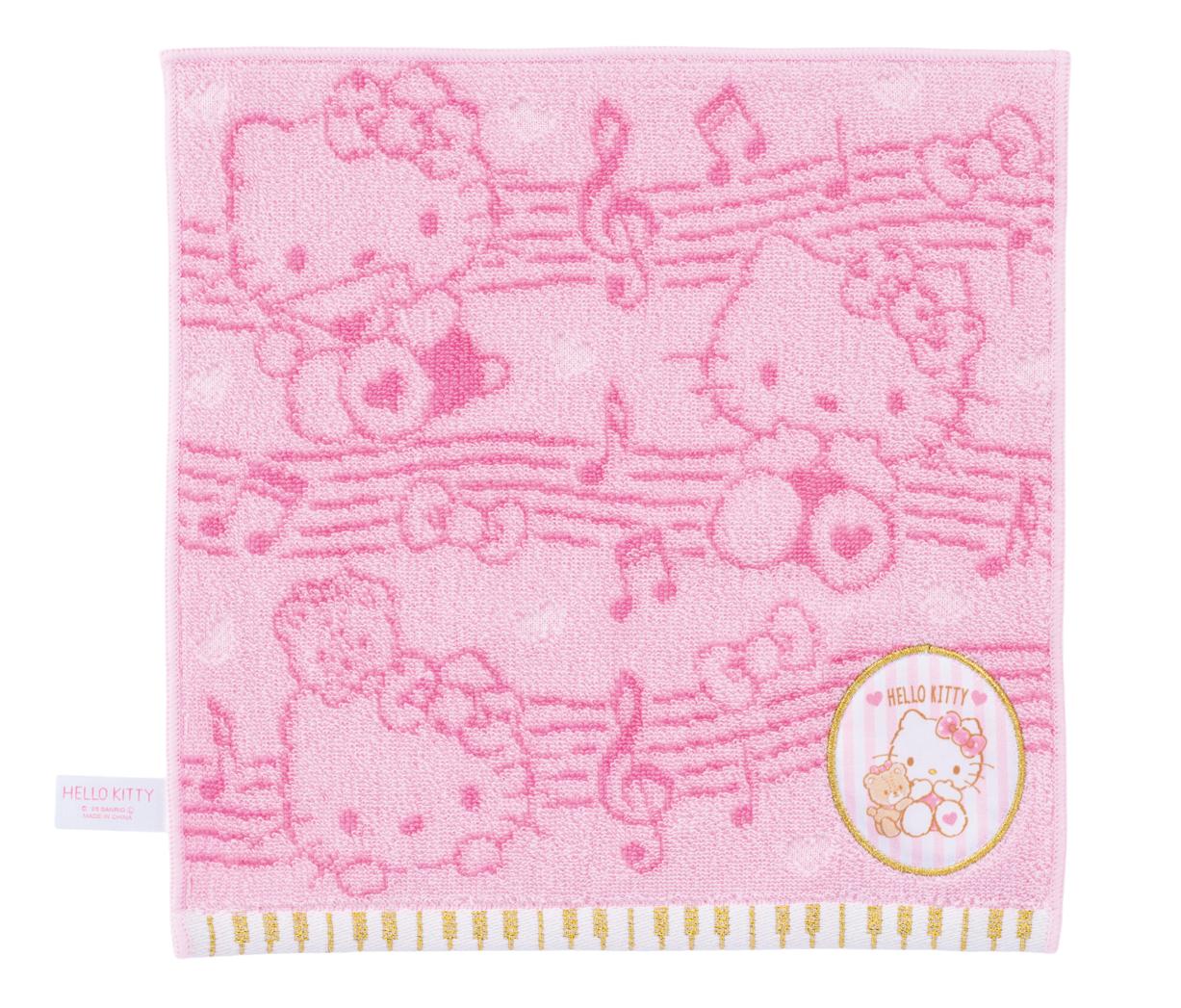 タオルハンカチ 在庫有りと書いてあっても、お取り寄せ商品は受注後にメーカー注文になります。【音符・小物グッズ－音楽雑貨】【音楽雑貨】  音楽グッズ  <br>バレエ発表会 記念品 プレゼントに最適 