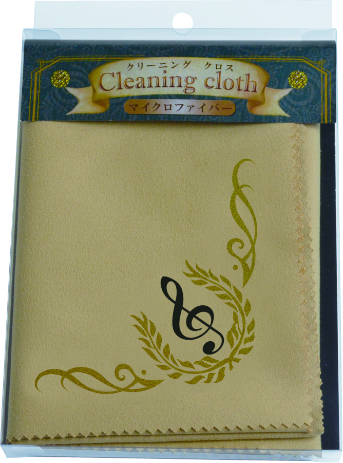 クリーニングクロス Cle de sol ♪※在庫有りと書いてあっても、お取り寄せ商品は受注後にメーカー注文になります。※☆【音符・小物グッズ-音楽雑貨】【音楽雑貨】 音楽グッズ <br>バレエ発表会 記念品 プレゼントに最適 ♪