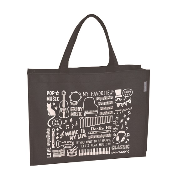 MUSICLIFE レッスンバッグ♪※在庫有りと書いてあっても、お取り寄せ商品は受注後にメーカー注文になります。※☆【音符・小物グッズ−音楽雑貨】【音楽雑貨】 音楽グッズ <br>バレエ発表会 記念品 プレゼントに最適 ♪