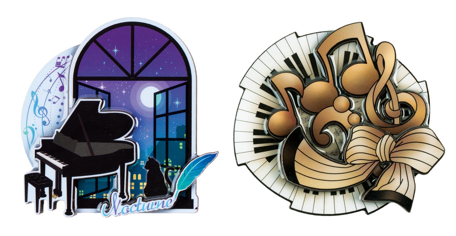 木製マグネット 在庫有りと書いてあっても、お取り寄せ商品は受注後にメーカー注文になります。【音符・小物グッズ－音楽雑貨】【音楽雑貨】  音楽グッズ  <br>バレエ発表会 記念品 プレゼントに最適 