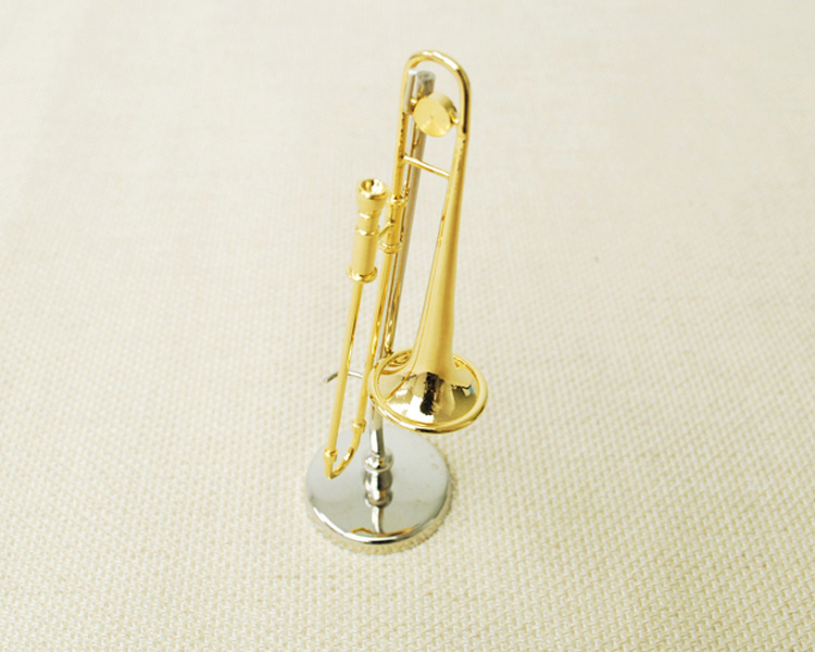 トロンボーン　1／12　スケール（ゴールド）