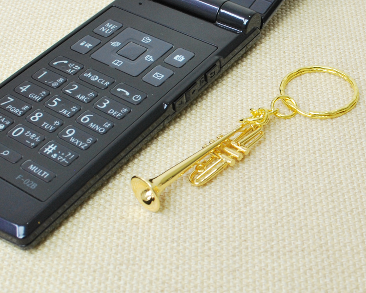 トランペットキーホルダー