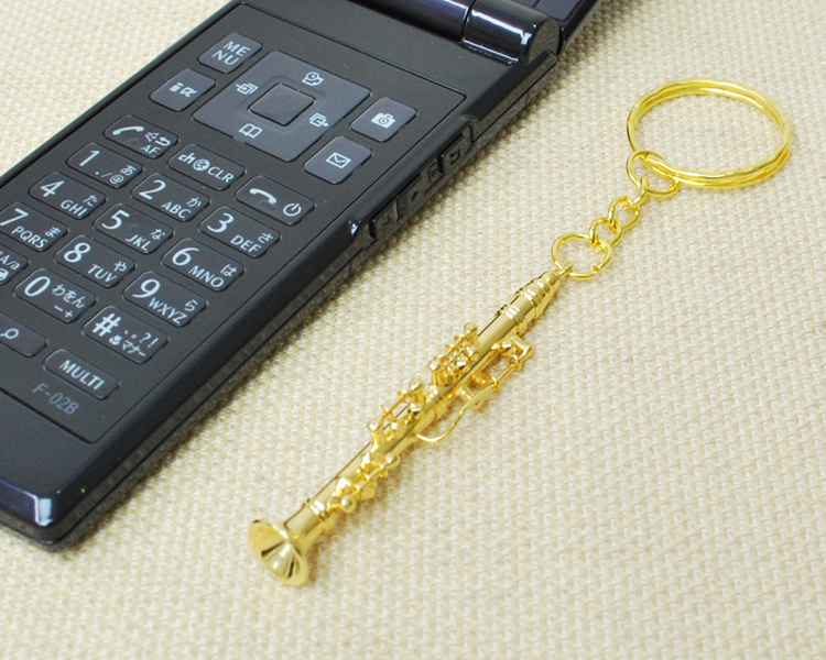 ソプラノサックスキーホルダー