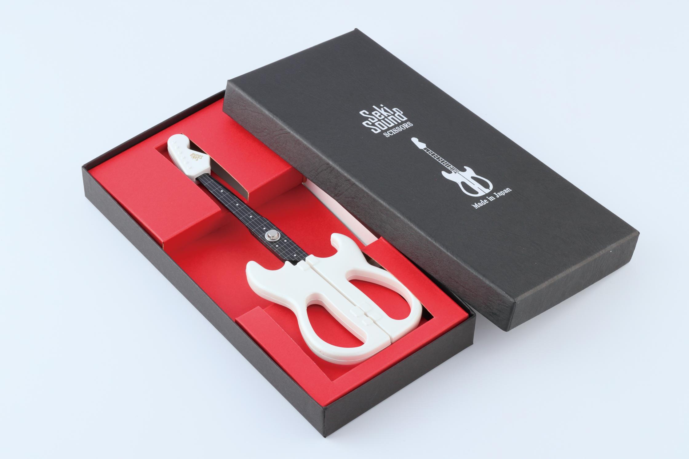 ギターハサミ ギフトBOX仕様 在庫有りと書いてあっても、お取り寄せ商品は受注後にメーカー注文になります。【音符・小物グッズ－音楽雑貨】【音楽雑貨】  音楽グッズ  <br>バレエ発表会 記念品 プレゼントに最適 